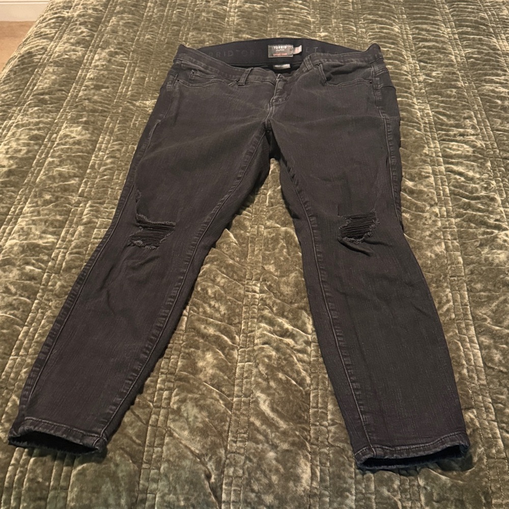 Torrid Black Premium Stretch Jeans